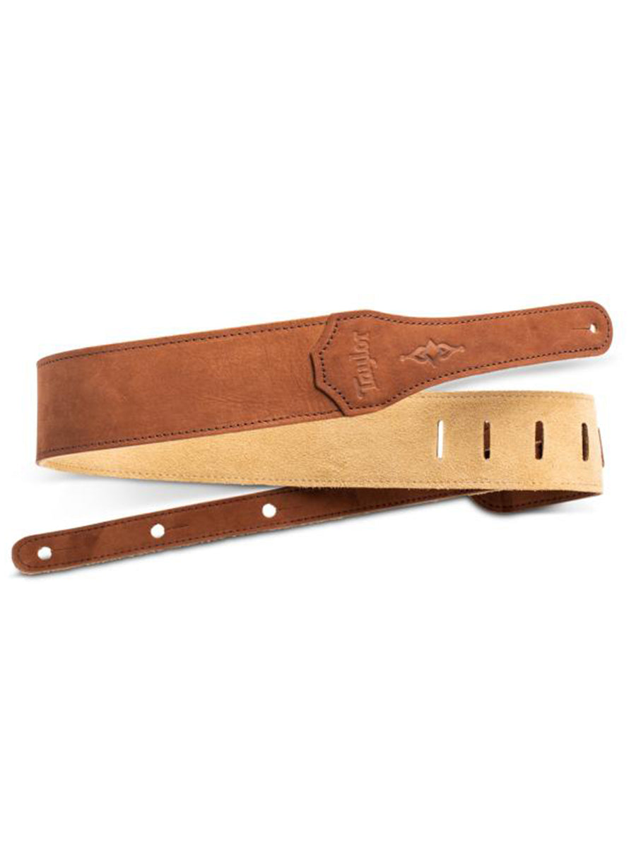 Taylor Gemstone Strap, Brown Sanded Suede, 2.5